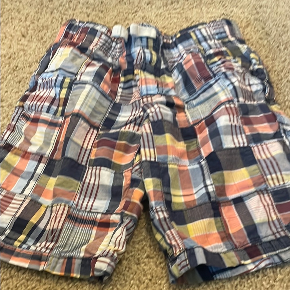 Boys madras shorts